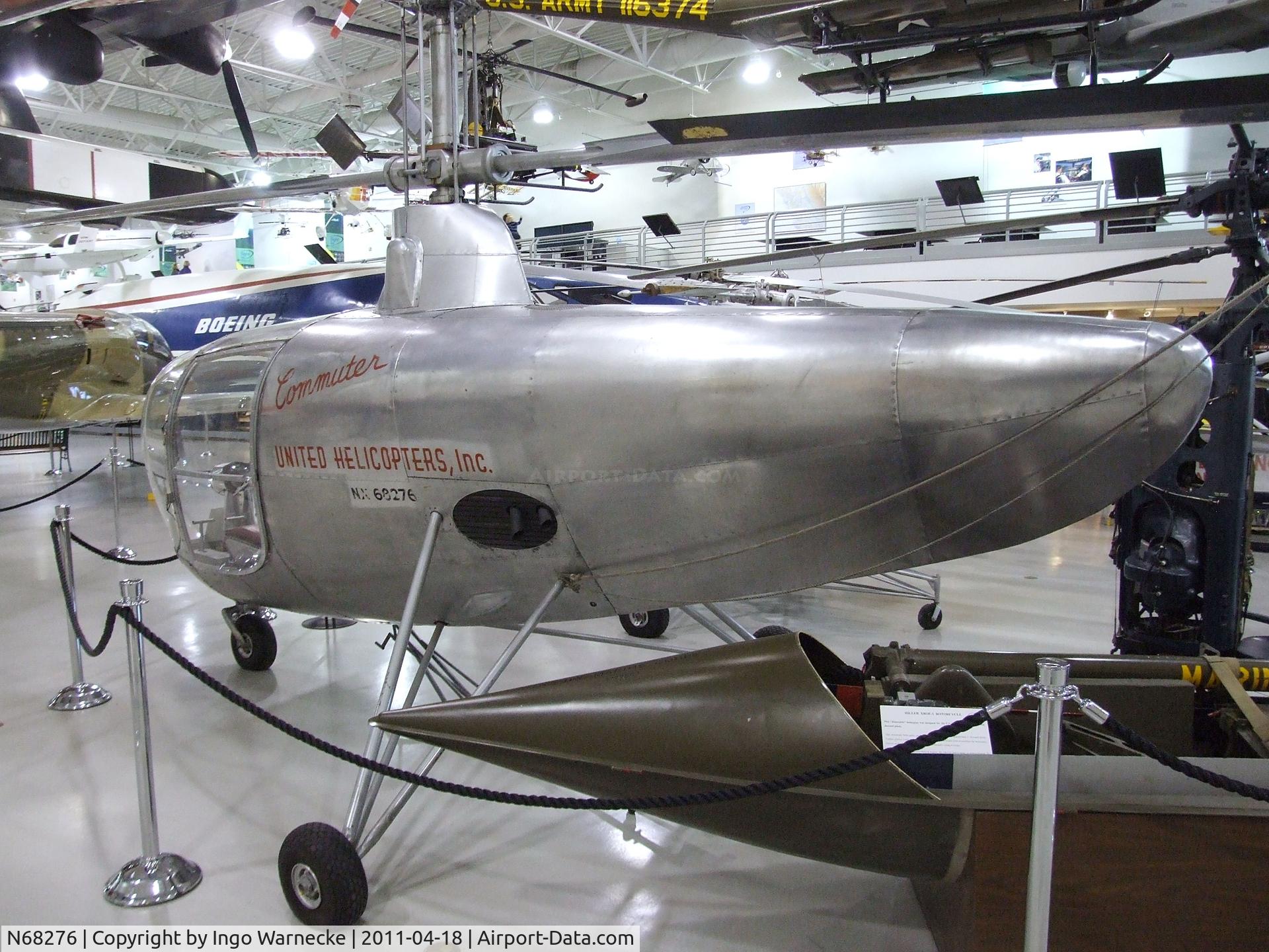 N68276, 1946 Hiller UH-4 Commuter C/N 01, Hiller UH-4 Commuter at the Hiller Aviation Museum, San Carlos CA