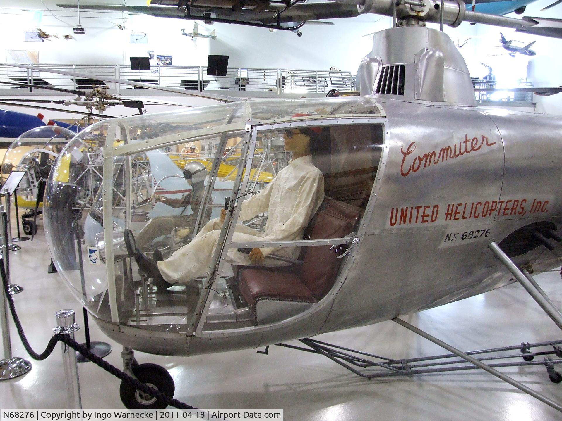 N68276, 1946 Hiller UH-4 Commuter C/N 01, Hiller UH-4 Commuter at the Hiller Aviation Museum, San Carlos CA