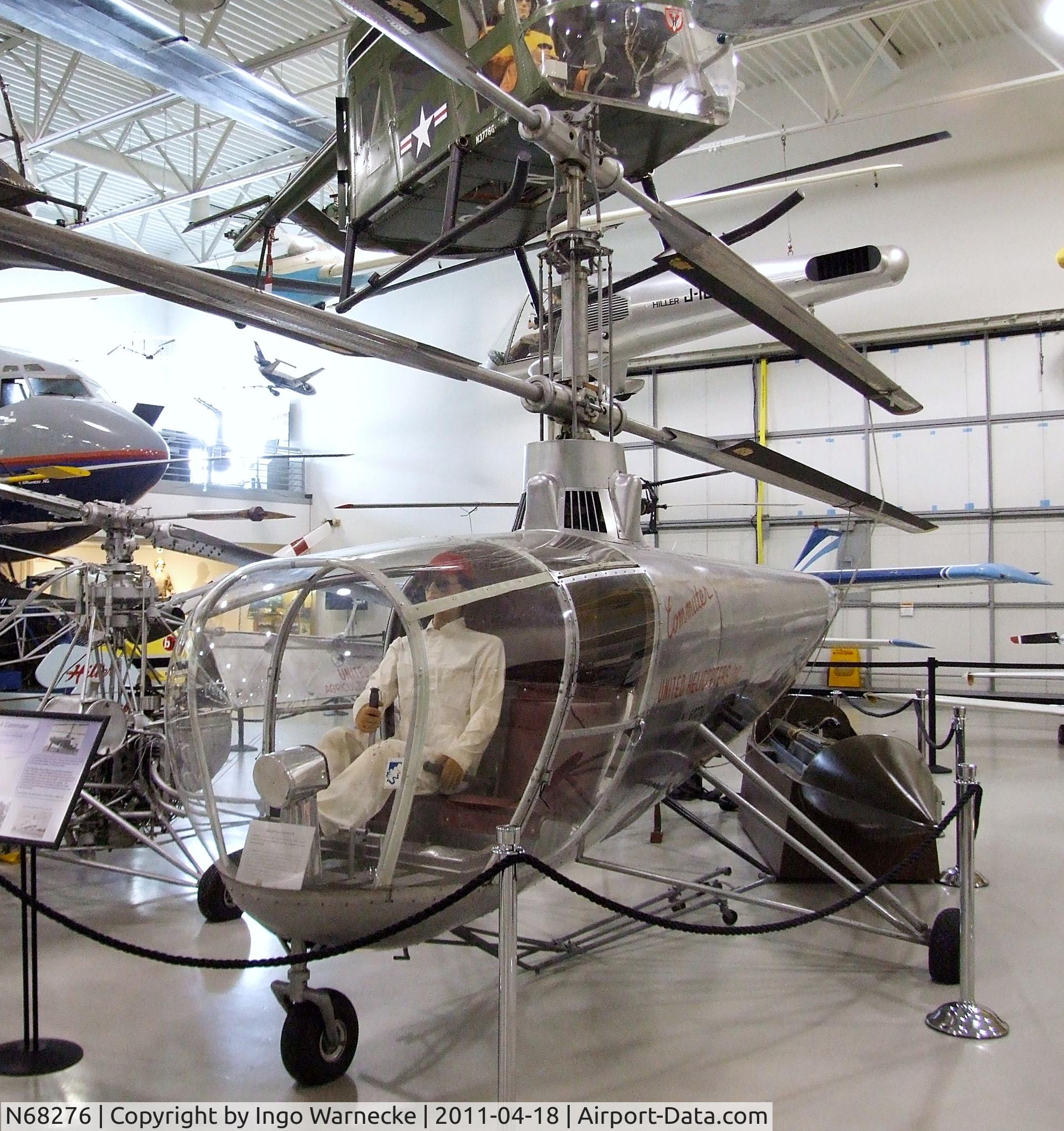 N68276, 1946 Hiller UH-4 Commuter C/N 01, Hiller UH-4 Commuter at the Hiller Aviation Museum, San Carlos CA