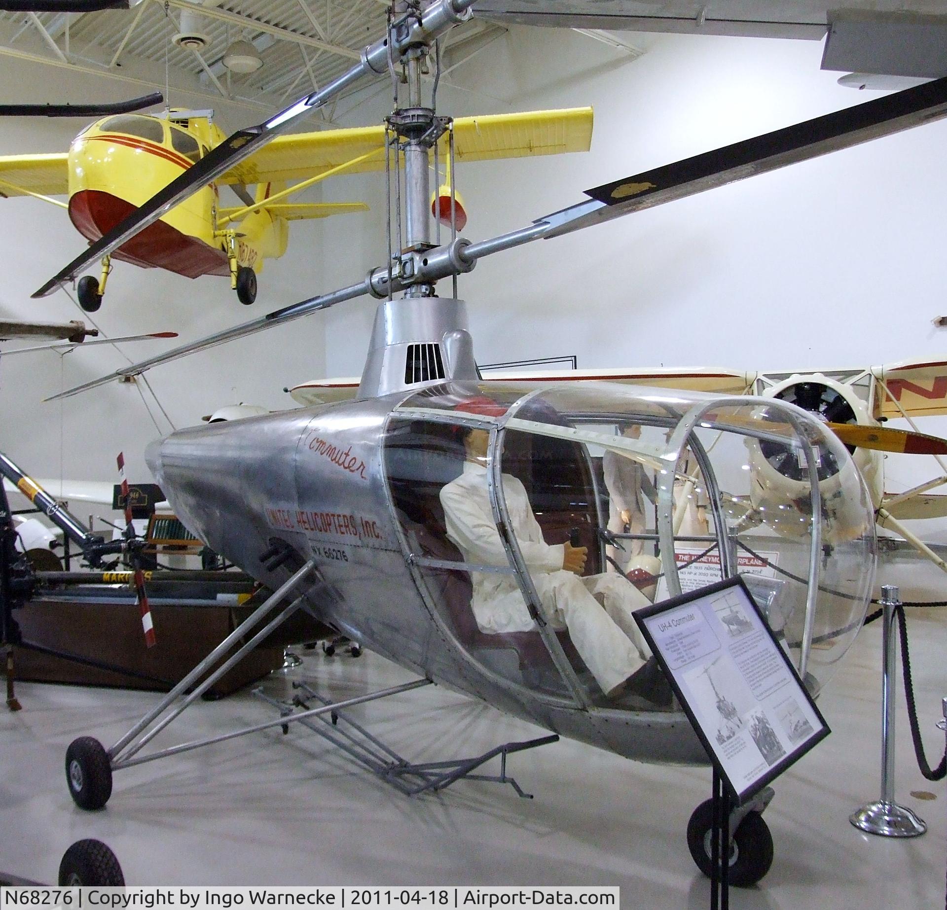 N68276, 1946 Hiller UH-4 Commuter C/N 01, Hiller UH-4 Commuter at the Hiller Aviation Museum, San Carlos CA