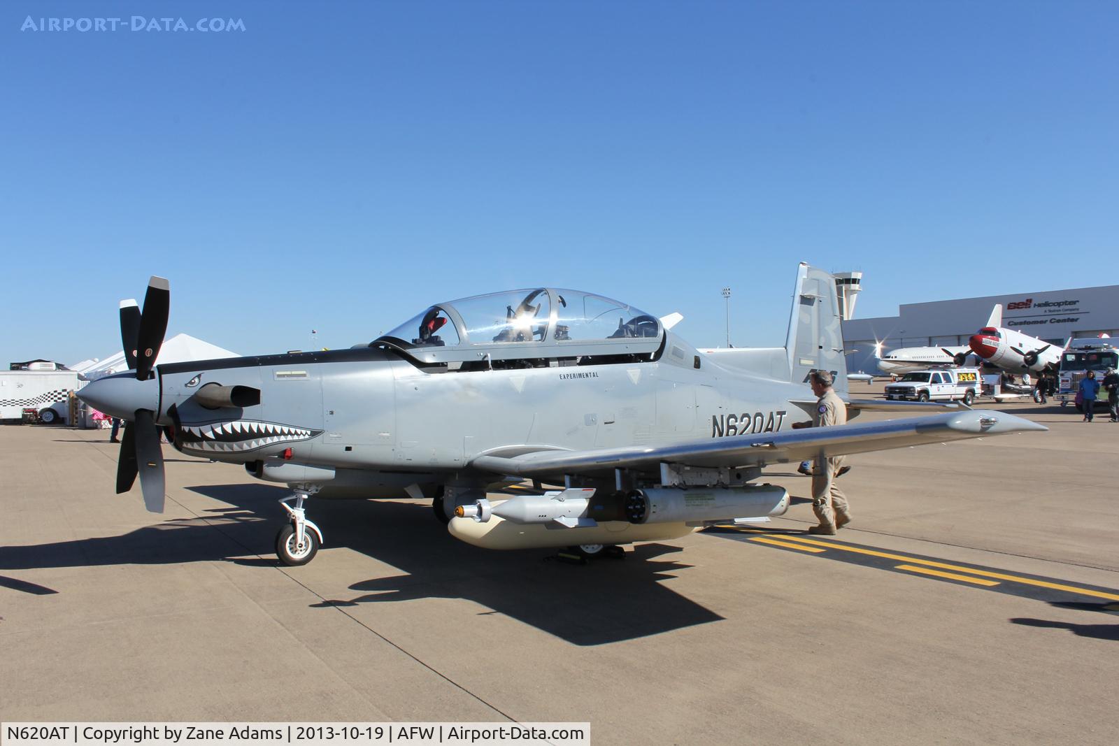 N620AT, Hawker Beechcraft Corp 3000 C/N AT-2, On display at the 2013 Fort Worth Alliance Airshow