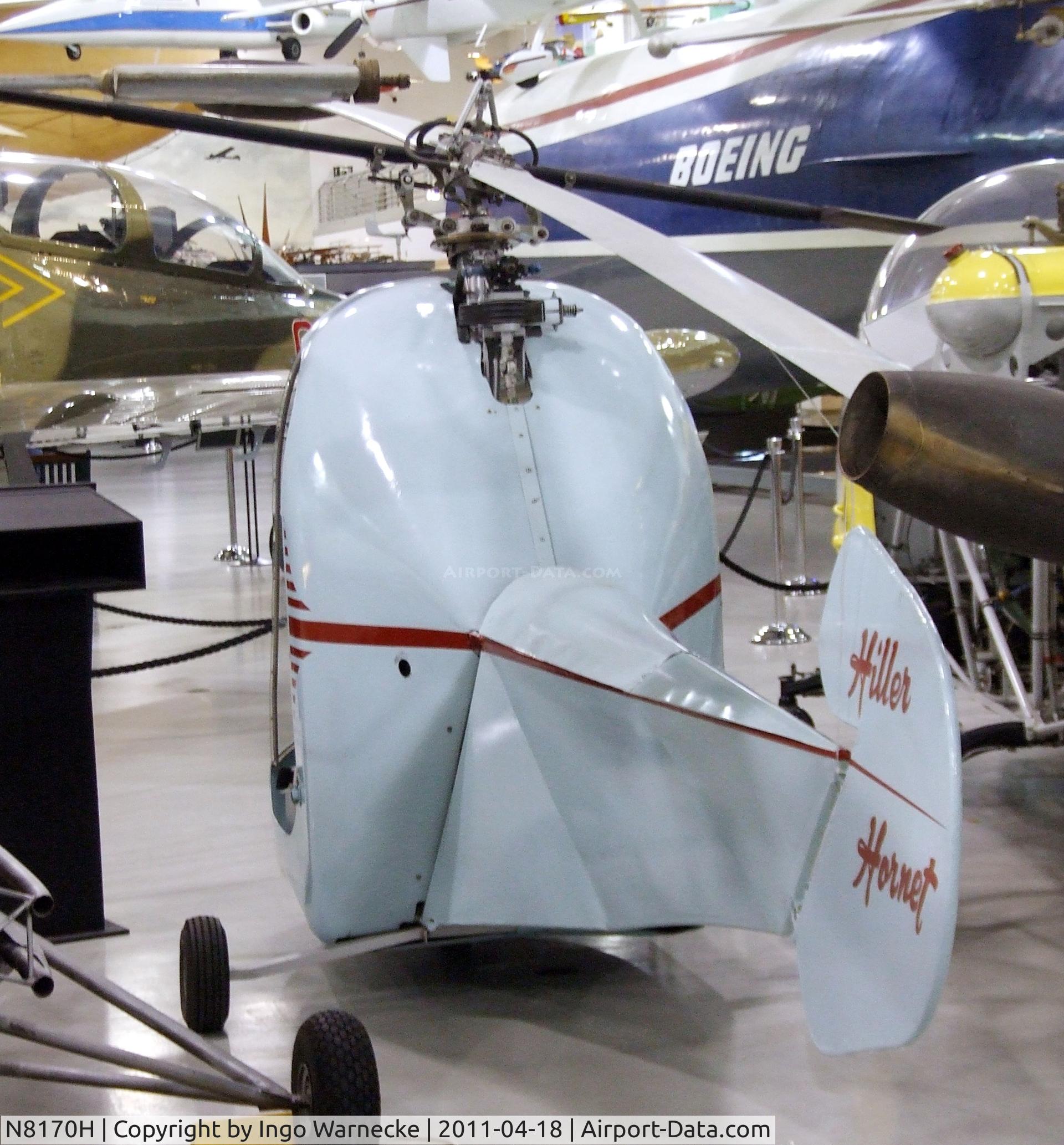N8170H, 1950 Hiller Hornet C/N unknown_N8170H, Hiller Hornet at the Hiller Aviation Museum, San Carlos CA