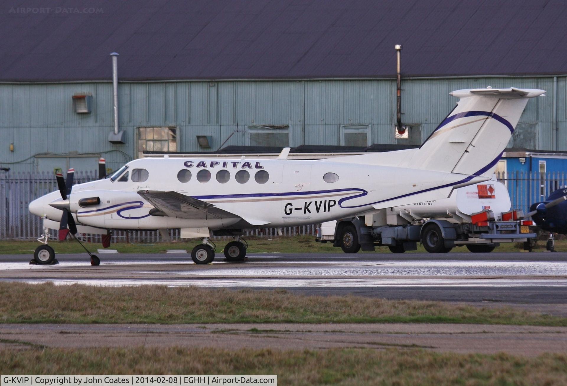 G-KVIP, 1979 Beech 200 Super King Air C/N BB-487, Visitor at BHL