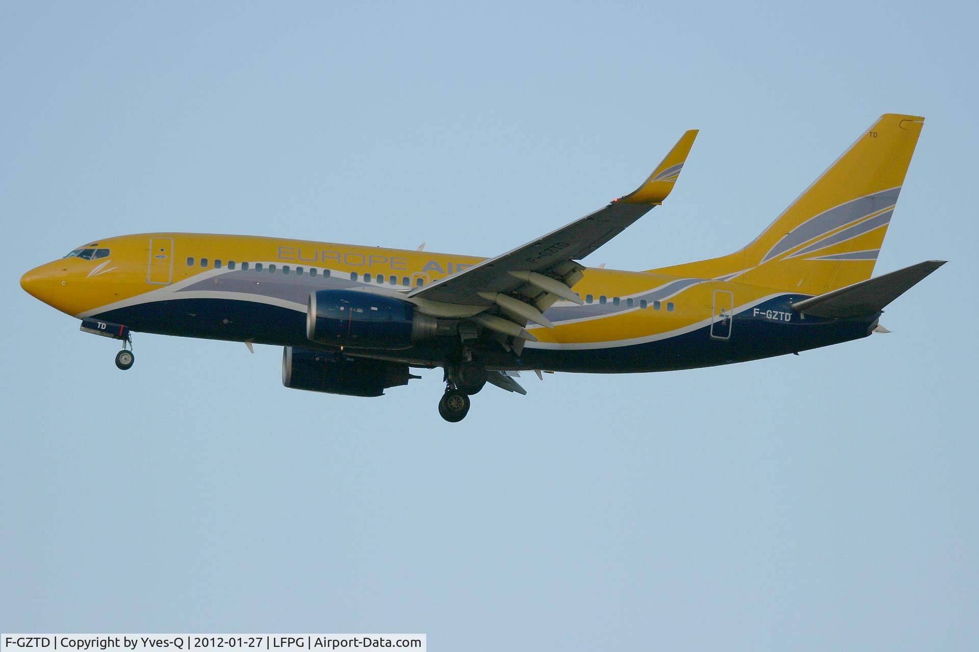 F-GZTD, 2003 Boeing 737-73V C/N 32418, Boing 737-73V, Short Approach Rwy 26L, Roissy Charles De Gaulle Airport (LFPG-CDG)