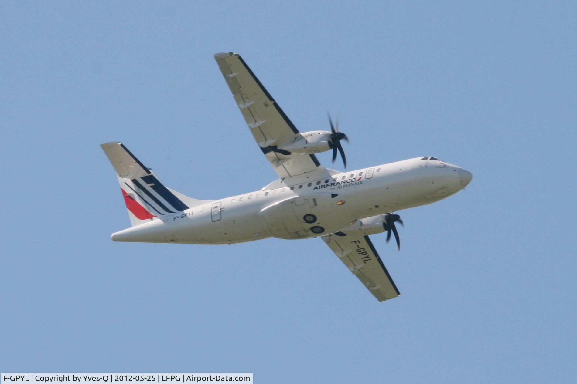 F-GPYL, 1997 ATR 42-500 C/N 542, ATR 42-500, Take-off Rwy 06R, Roissy Charles De Gaulle Airport (LFPG-CDG)