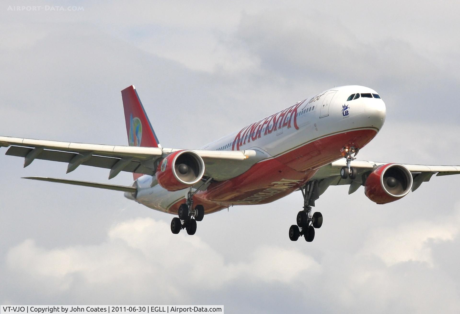 VT-VJO, 2008 Airbus A330-223 C/N 939, On approach to 27R
