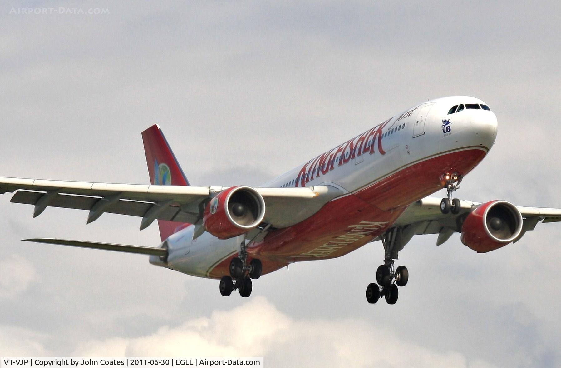 VT-VJP, 2008 Airbus A330-223 C/N 946, On approach to 27R