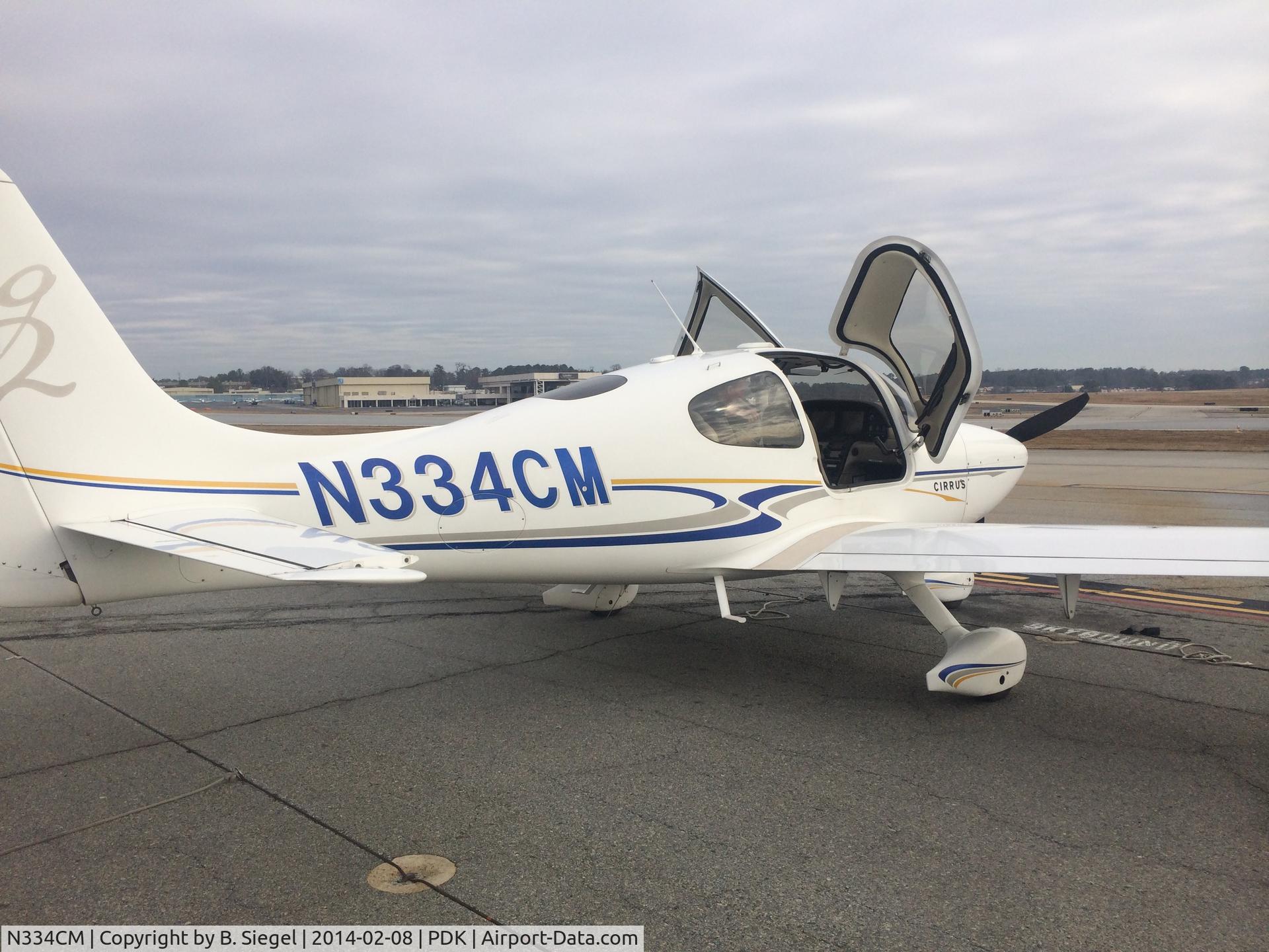 N334CM, 2004 Cirrus SR22 C/N 0952, PDK 2/8/2014