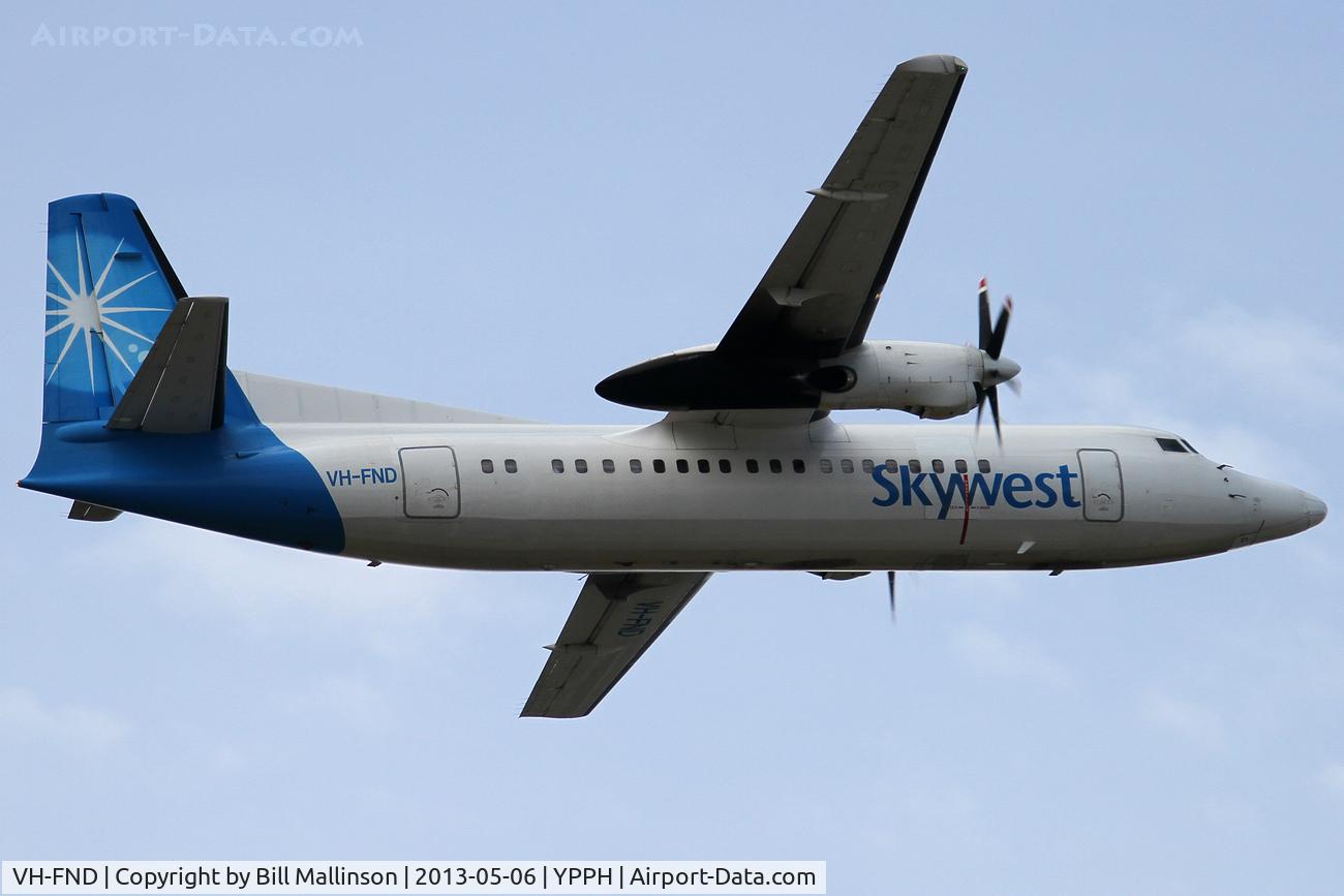 VH-FND, 1987 Fokker 50 C/N 20129, AWAY FROM 21