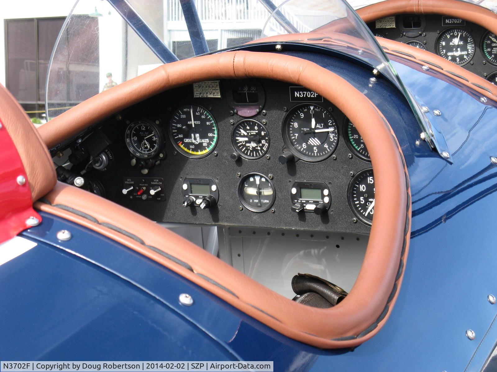 N3702F, 1976 Great Lakes 2T-1A-2 Sport Trainer C/N 0739, 1976 Great Lakes 2T-1A-2 SPORT TRAINER, Lycoming AEIO-360-B1G6 180 Hp, rear panel-the Office