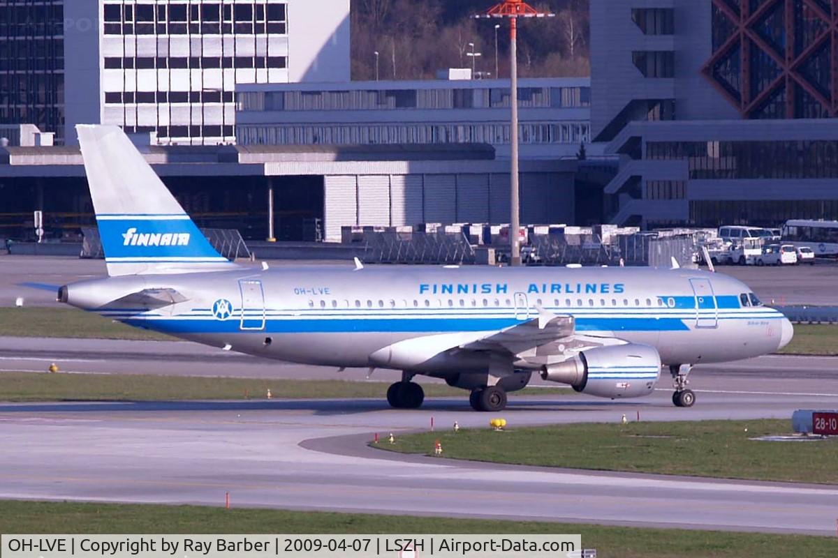 OH-LVE, 2002 Airbus A319-112 C/N 1791, Airbus A319-112 [1791] (Finnair) Zurich~HB 07/04/2009