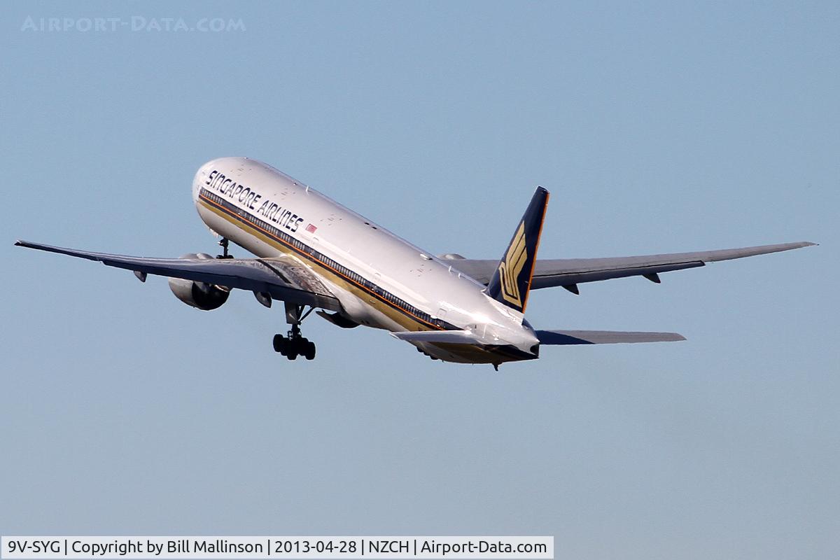 9V-SYG, 2001 Boeing 777-312 C/N 28528, AWAY TO SIN AS SQ298