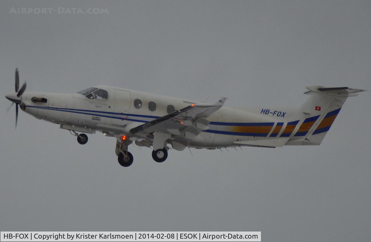 HB-FOX, 2000 Pilatus PC-12/45 C/N 334, Radiolink , Rally Sweden 2014