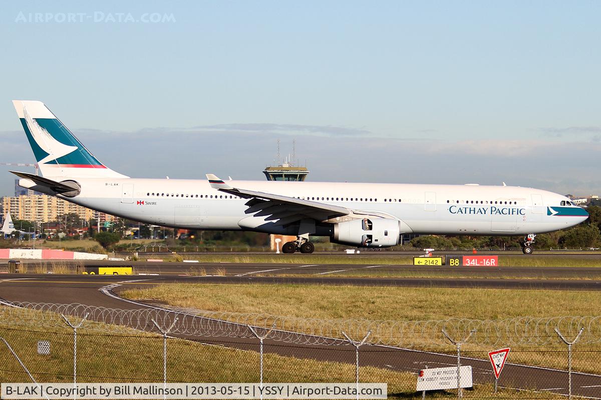 B-LAK, 2010 Airbus A330-343X C/N 1196, LANDED ON 34L