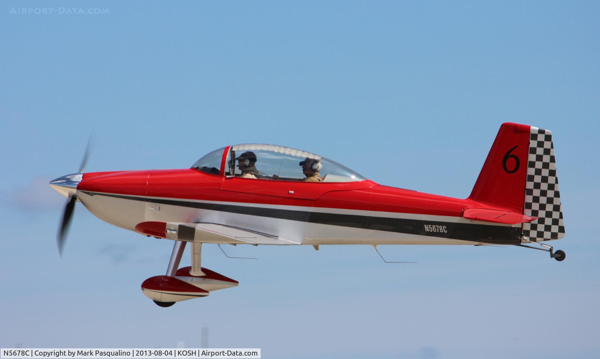 N5678C, Vans RV-8 C/N KC-1, Vans RV-8