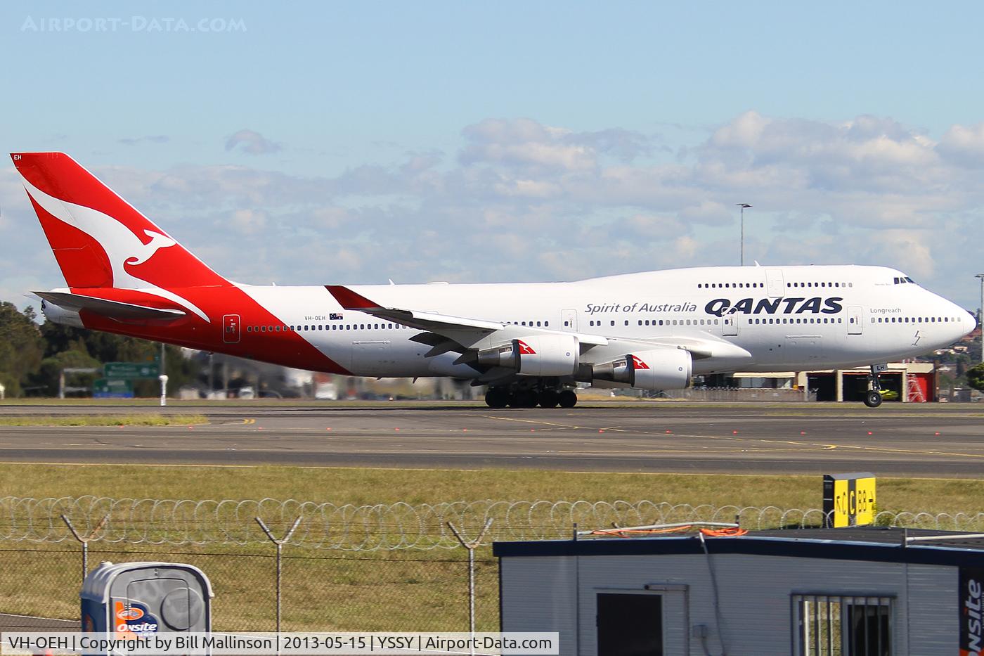 VH-OEH, 2003 Boeing 747-438/ER C/N 32912, TAXI FROM 34L