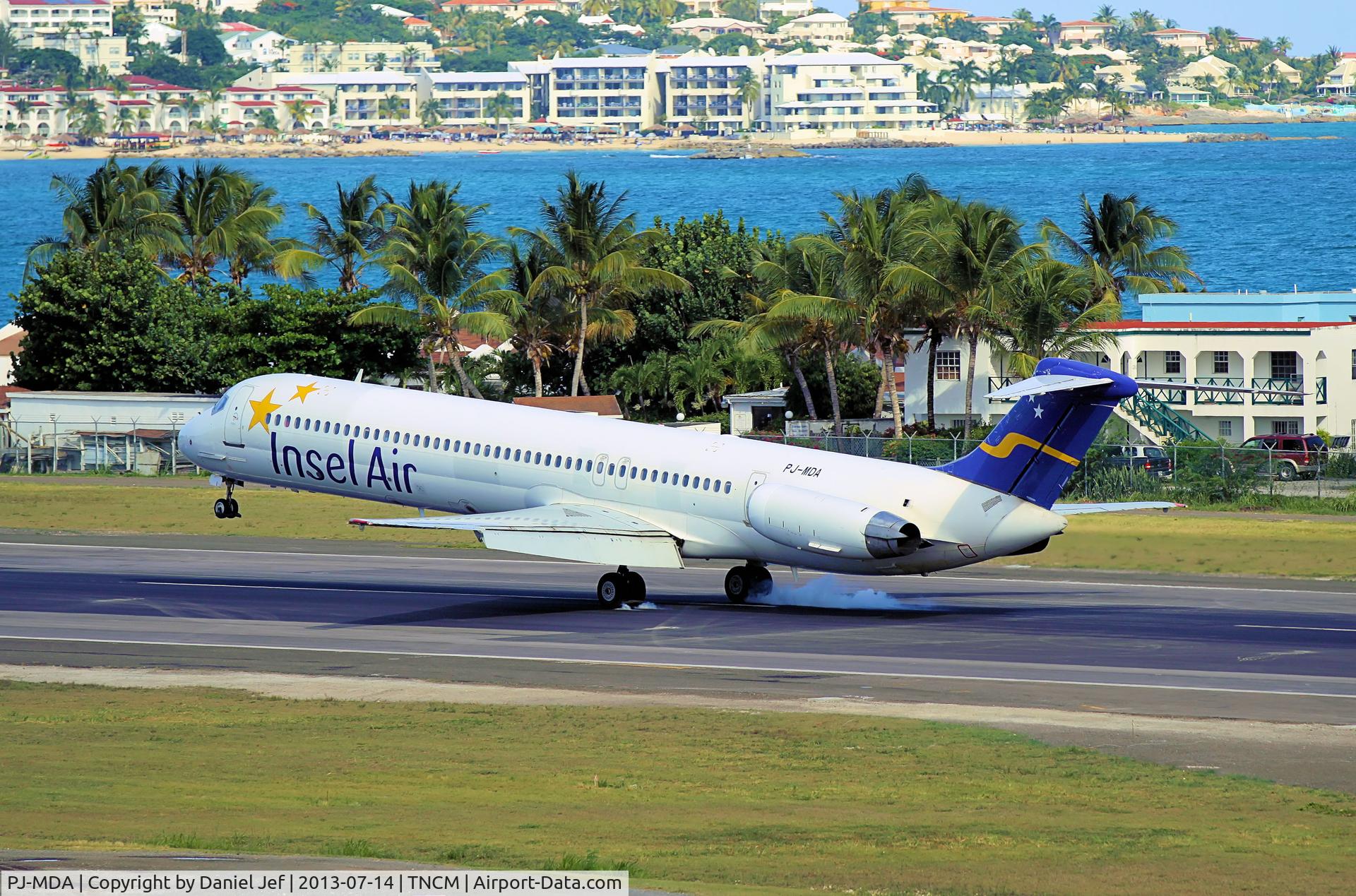 PJ-MDA, 1987 McDonnell Douglas MD-83 (DC-9-83) C/N 49449, PJ-MDA