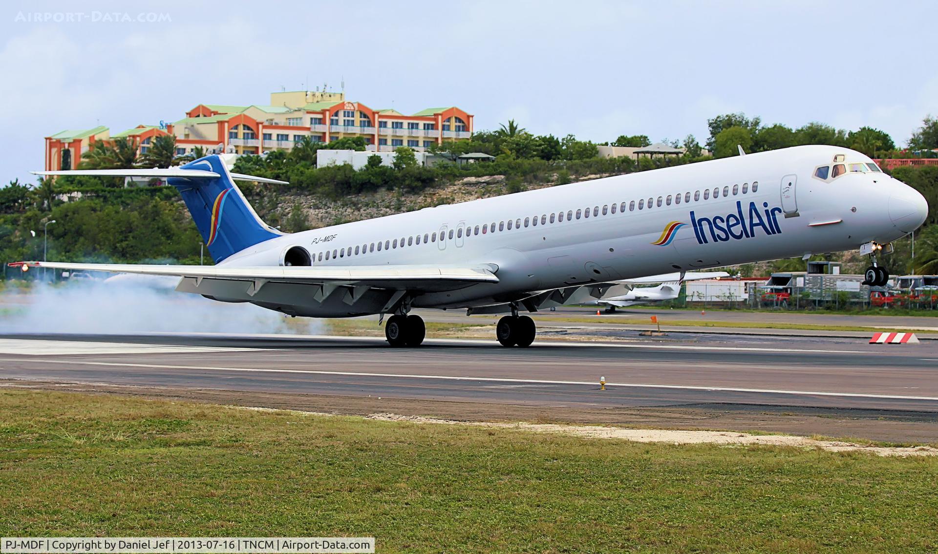 PJ-MDF, 1991 McDonnell Douglas MD-83 (DC-9-83) C/N 53014, PJ-MDF
