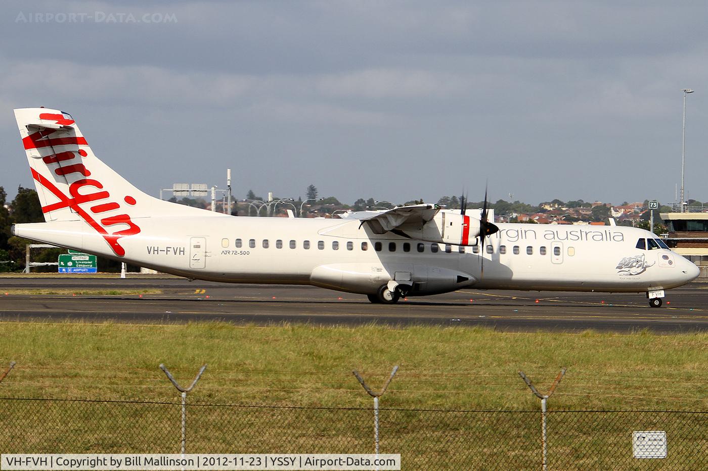 VH-FVH, ATR 72-212A C/N 954, TAXI FROM 34L