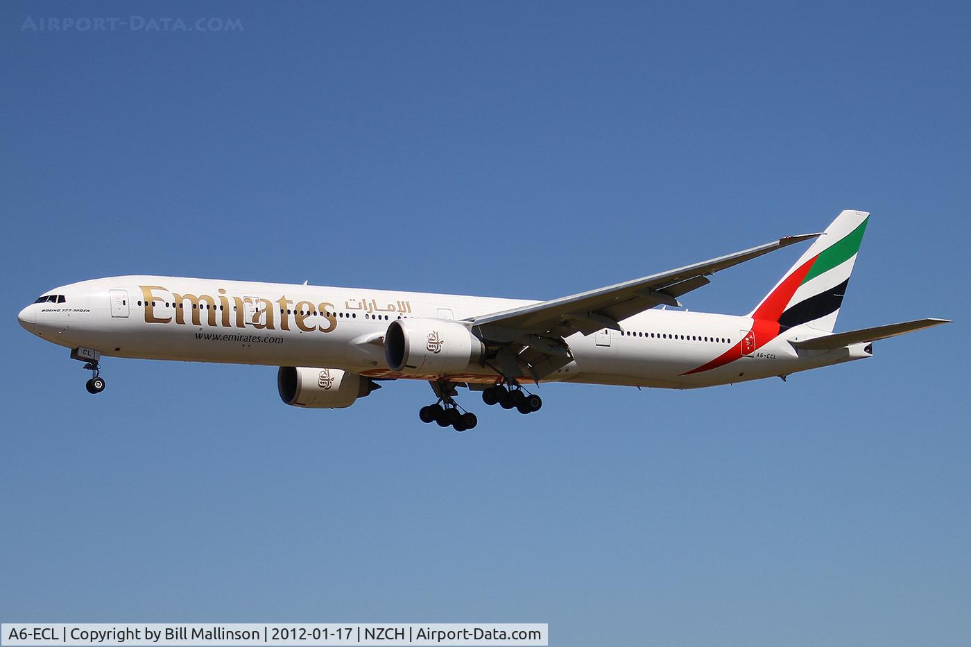 A6-ECL, 2008 Boeing 777-36N/ER C/N 37704, FINALS TO 02. 
 DBX-BKK-SYD-CHC-SYD-BKK-DBX