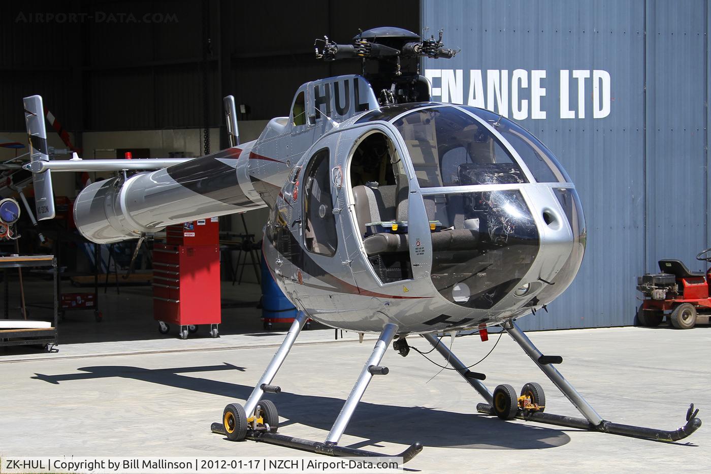 ZK-HUL, 1993 McDonnell Douglas MD-500N C/N LN059, awaiting maintenance