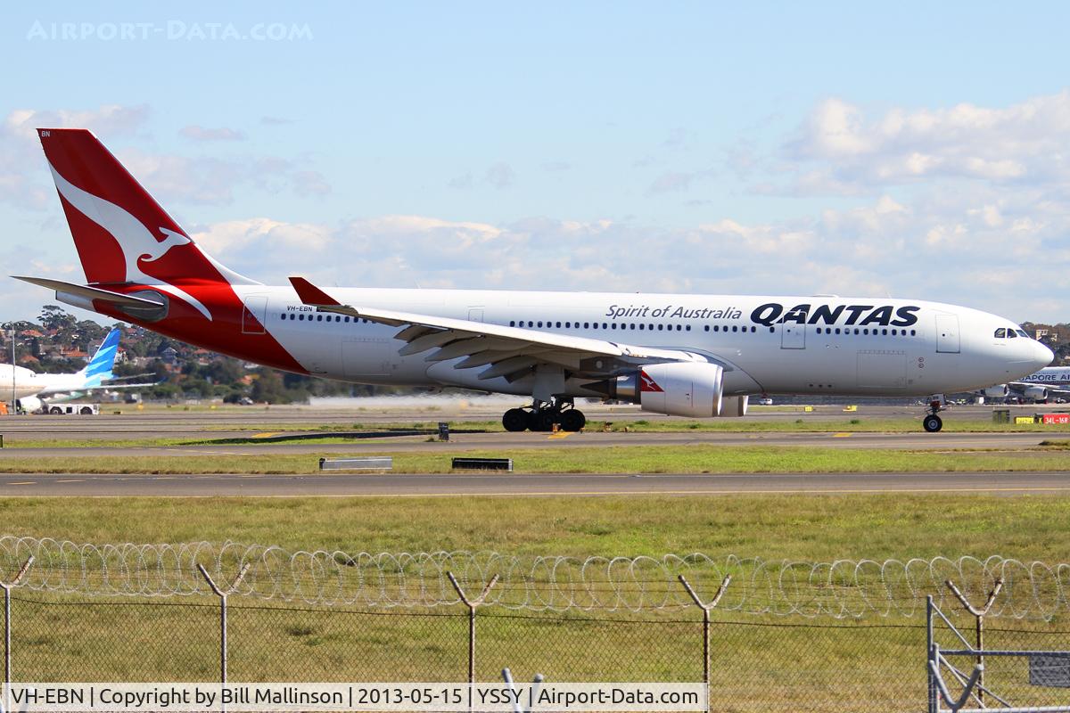 VH-EBN, 2010 Airbus A330-202 C/N 1094, TAXI FROM 34R