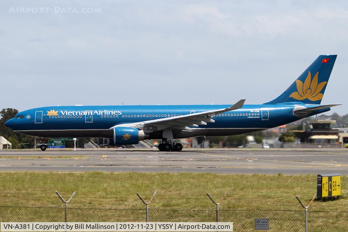 VN-A381, 2011 Airbus A330-223 C/N 1266, ON 16L - FROM HAN via SGN