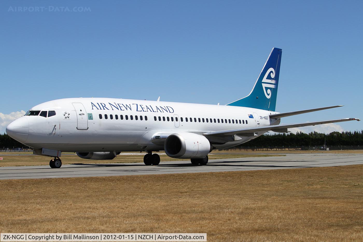 ZK-NGG, 1999 Boeing 737-319 C/N 25606, taxi from 29