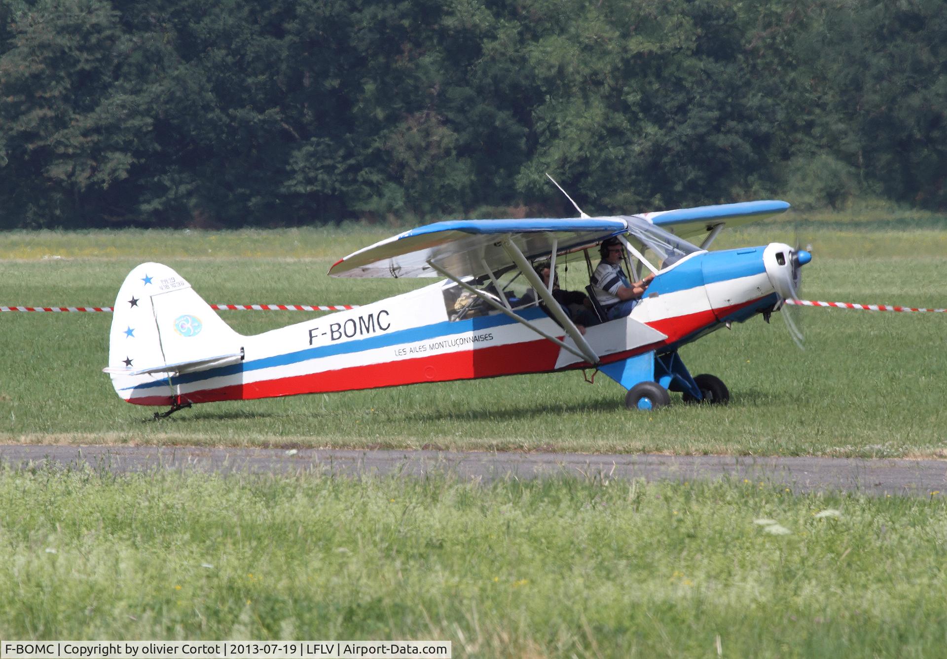 F-BOMC, Piper L-18C Super Cub (PA-18-95) C/N 18-1636, Vichy fly-in 2013