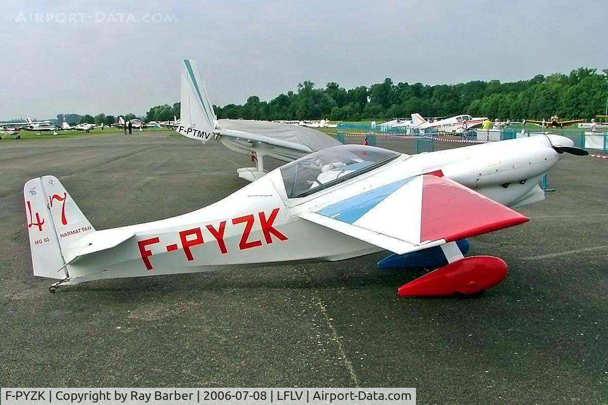 F-PYZK, Minina MG-3 Harmattan C/N 001, Minina MG.3 Harmattan [001] Vichy~F 08/07/2006