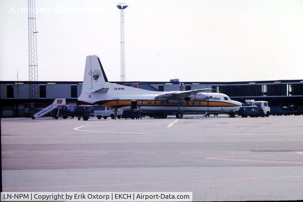 LN-NPM, 1965 Fokker F.27-100 Friendship C/N 10287, LN-NPM in CPH