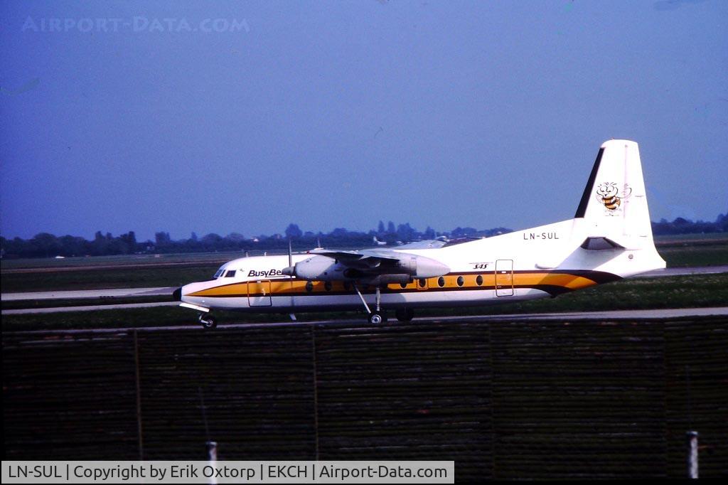 LN-SUL, 1964 Fokker F.27-100 Friendship C/N 10248, LN-SUL in CPH