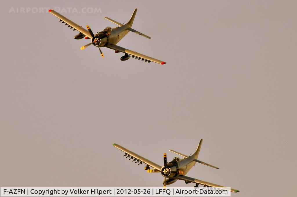 F-AZFN, Douglas AD-4N Skyraider C/N 7609, at lffq