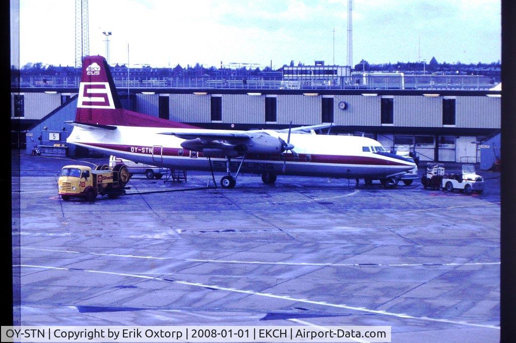 OY-STN, 1970 Fokker F.27-500 Friendship C/N 10434, OY-STN in CPH