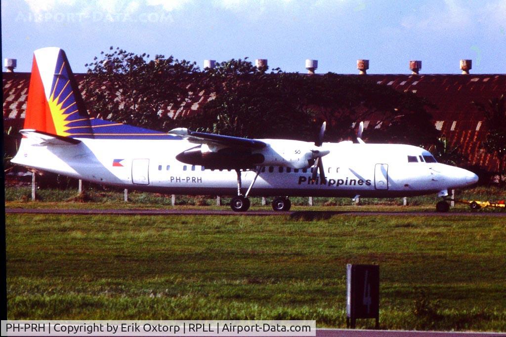PH-PRH, 1990 Fokker 50 C/N 20200, PH-PRH in MNL