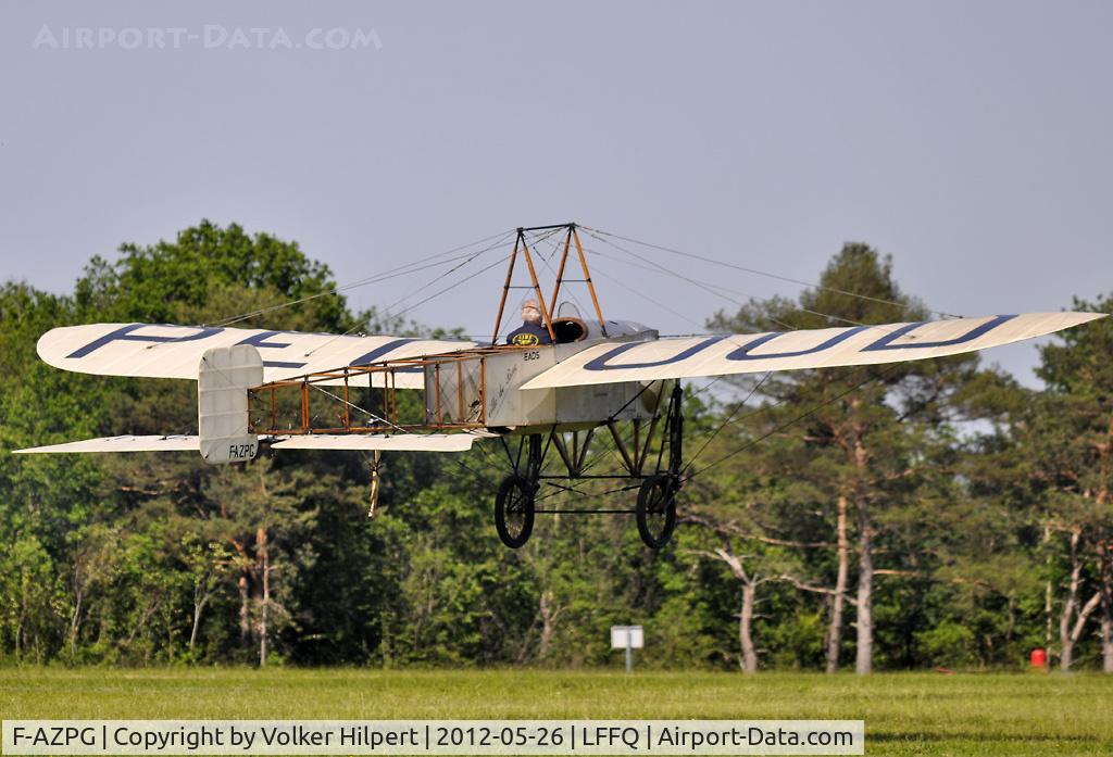 F-AZPG, Bleriot XI-2 Replica C/N SA-29, at lffq