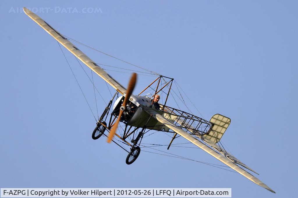 F-AZPG, Bleriot XI-2 Replica C/N SA-29, at lffq
