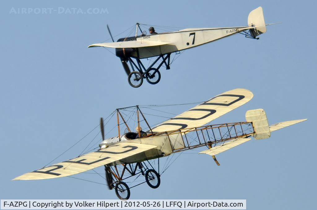 F-AZPG, Bleriot XI-2 Replica C/N SA-29, at lffq