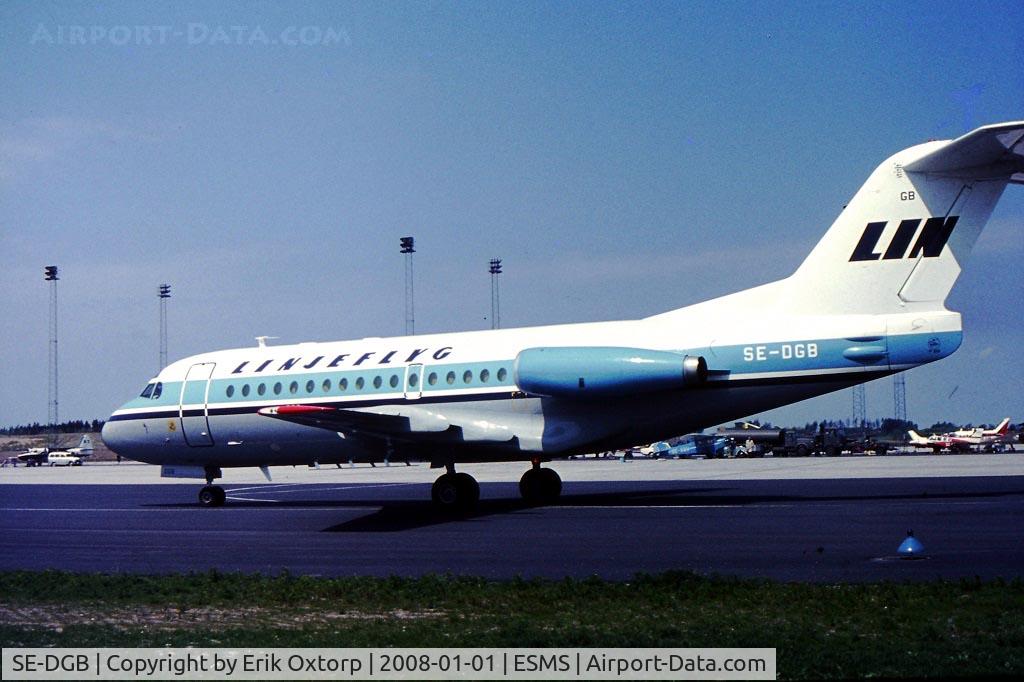 SE-DGB, 1972 Fokker F.28-1000 Fellowship C/N 11068, SE-DGB in MMX