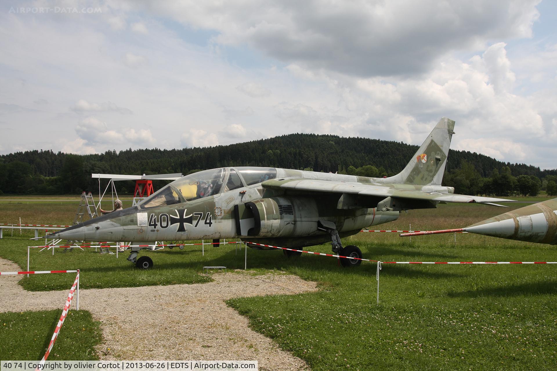 40 74, Dassault-Dornier Alpha Jet A C/N 0074, preserved