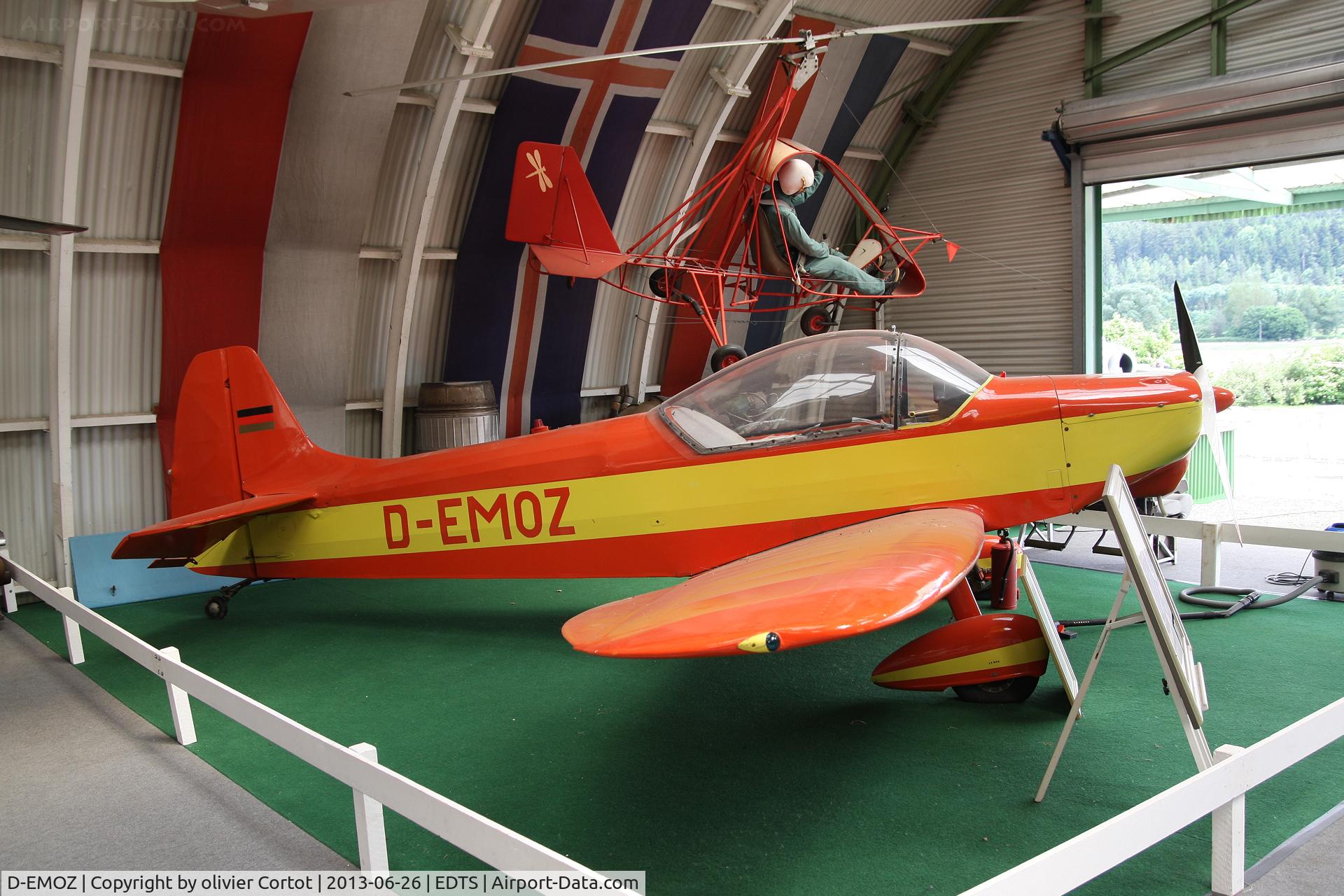 D-EMOZ, 1966 Binder CP-301S Smaragd C/N AB.022, museum exhibit