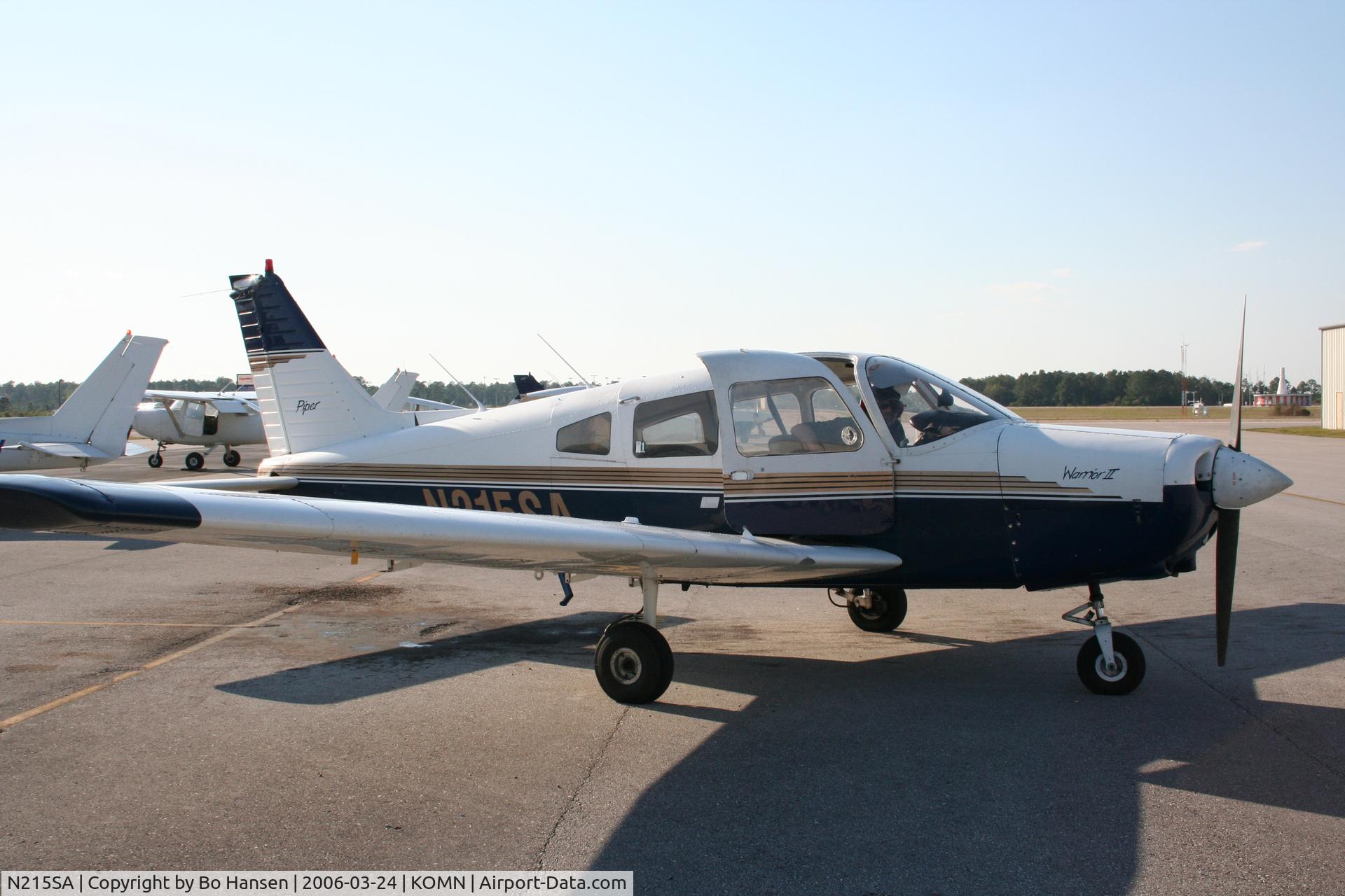 N215SA, Piper PA-28-161 Cherokee Warrior II C/N 28-7716298, At Ormond Beach Airport March 2006