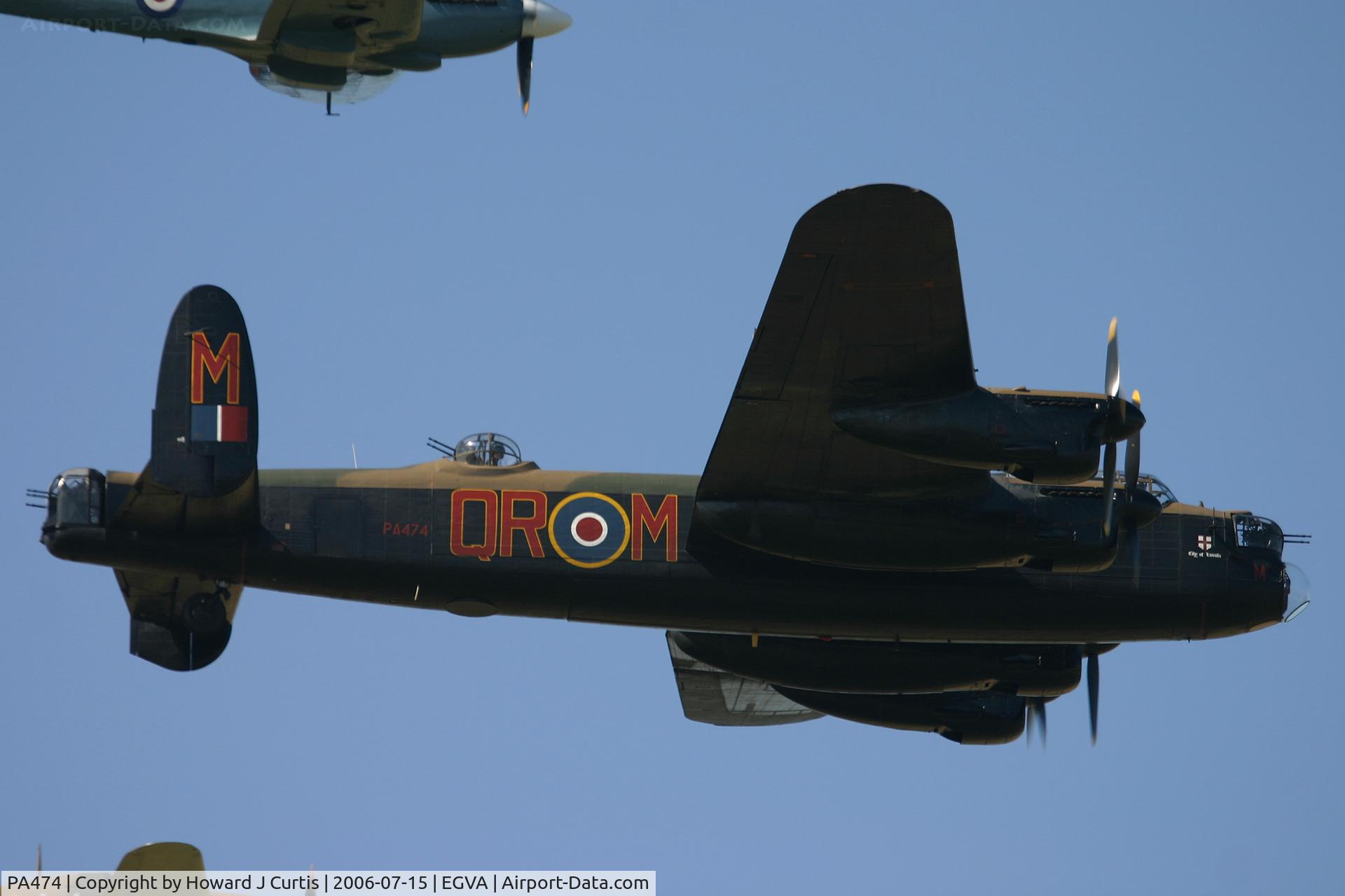 PA474, 1945 Avro 683 Lancaster B1 C/N VACH0052/D2973, RIAT 2006. BBMF.
