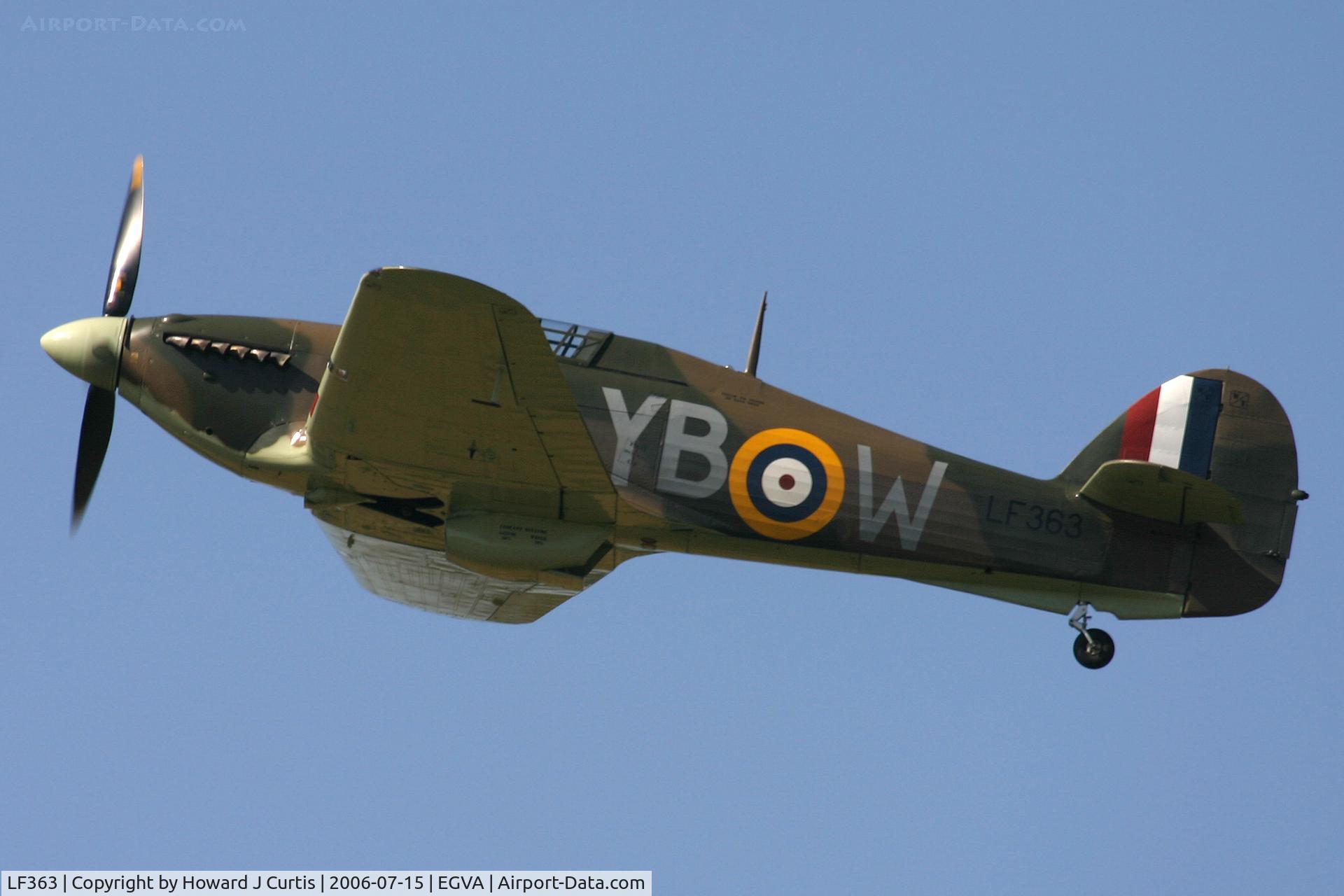 LF363, 1944 Hawker Hurricane IIC C/N 41H/469290, RIAT 2006. BBMF.