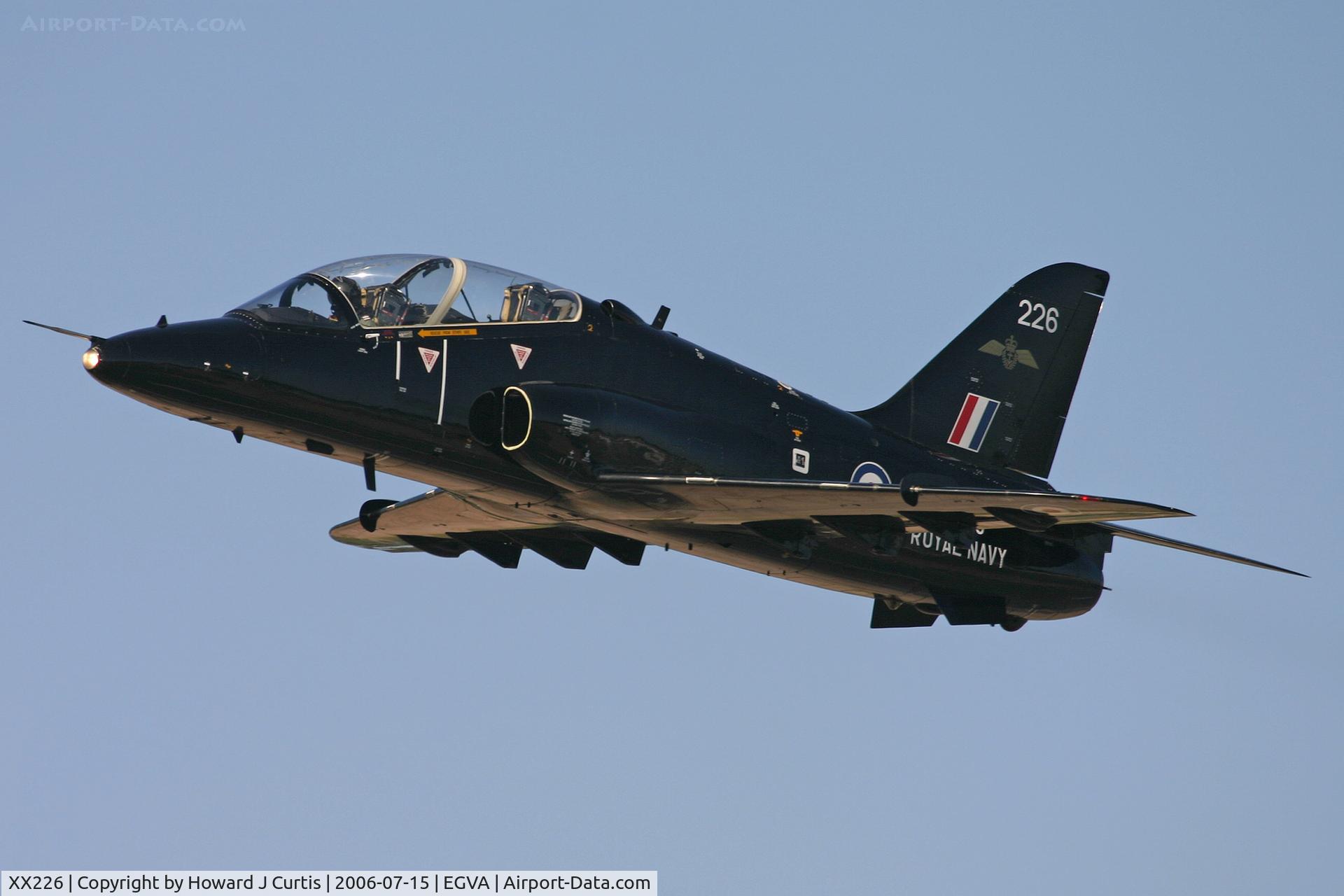 XX226, 1978 Hawker Siddeley Hawk T.1 C/N 062/312062, RIAT 2006.