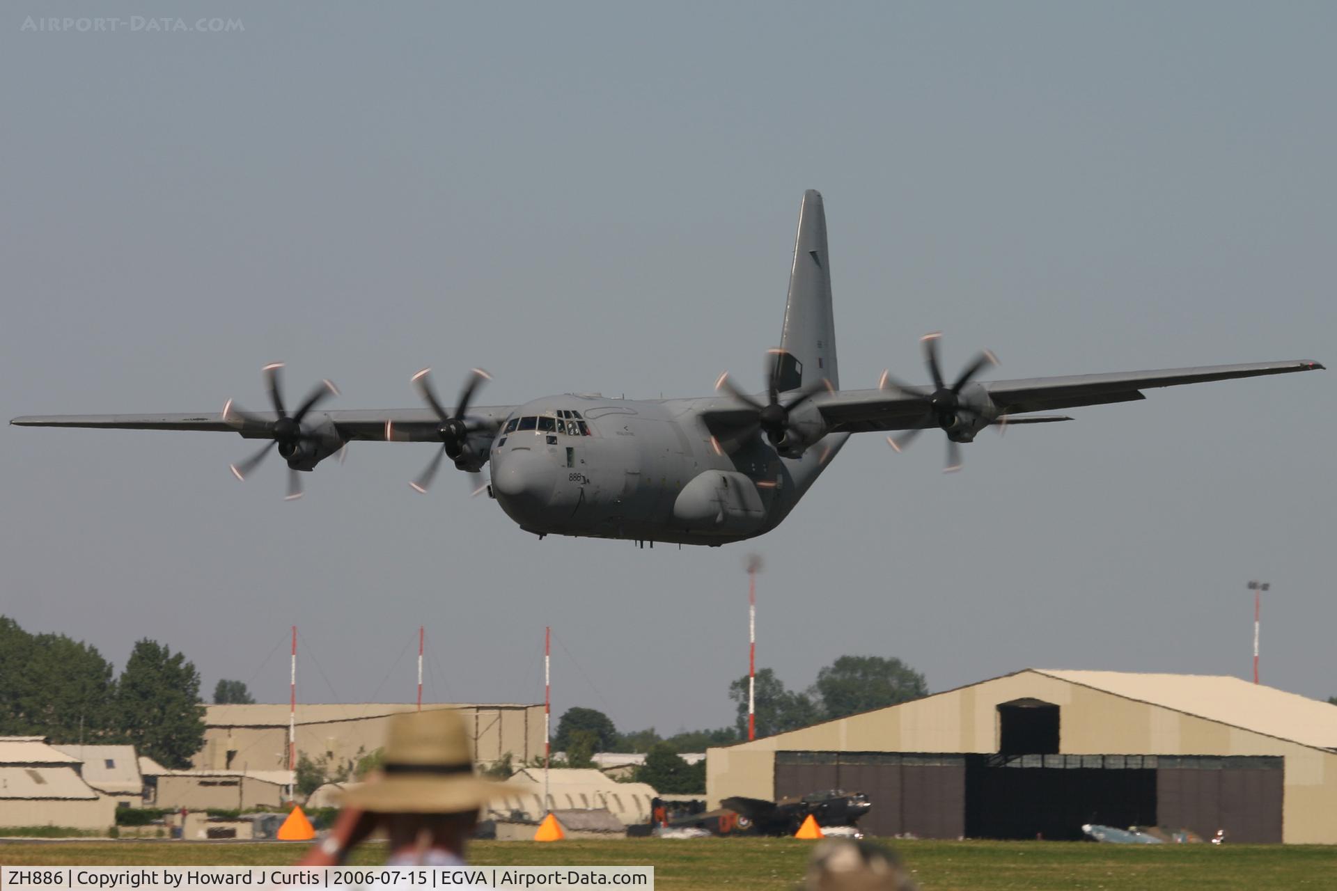 ZH886, 1999 Lockheed Martin C-130J Hercules C.5 C/N 382-5484, RIAT 2006. Low fly-by.