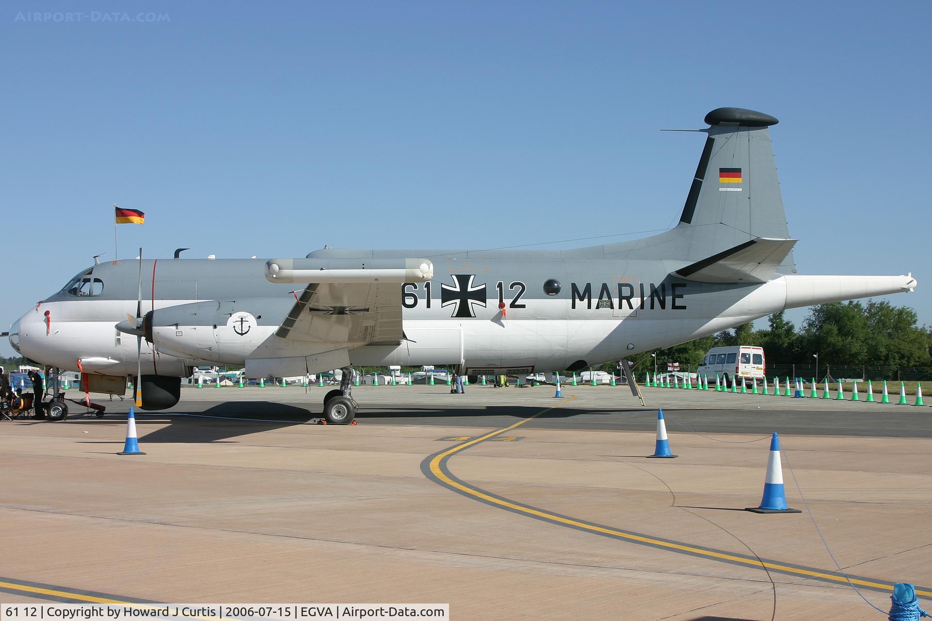61 12, Breguet BR1150 Atlantic C/N 24, RIAT 2006, in the static display. German Navy.