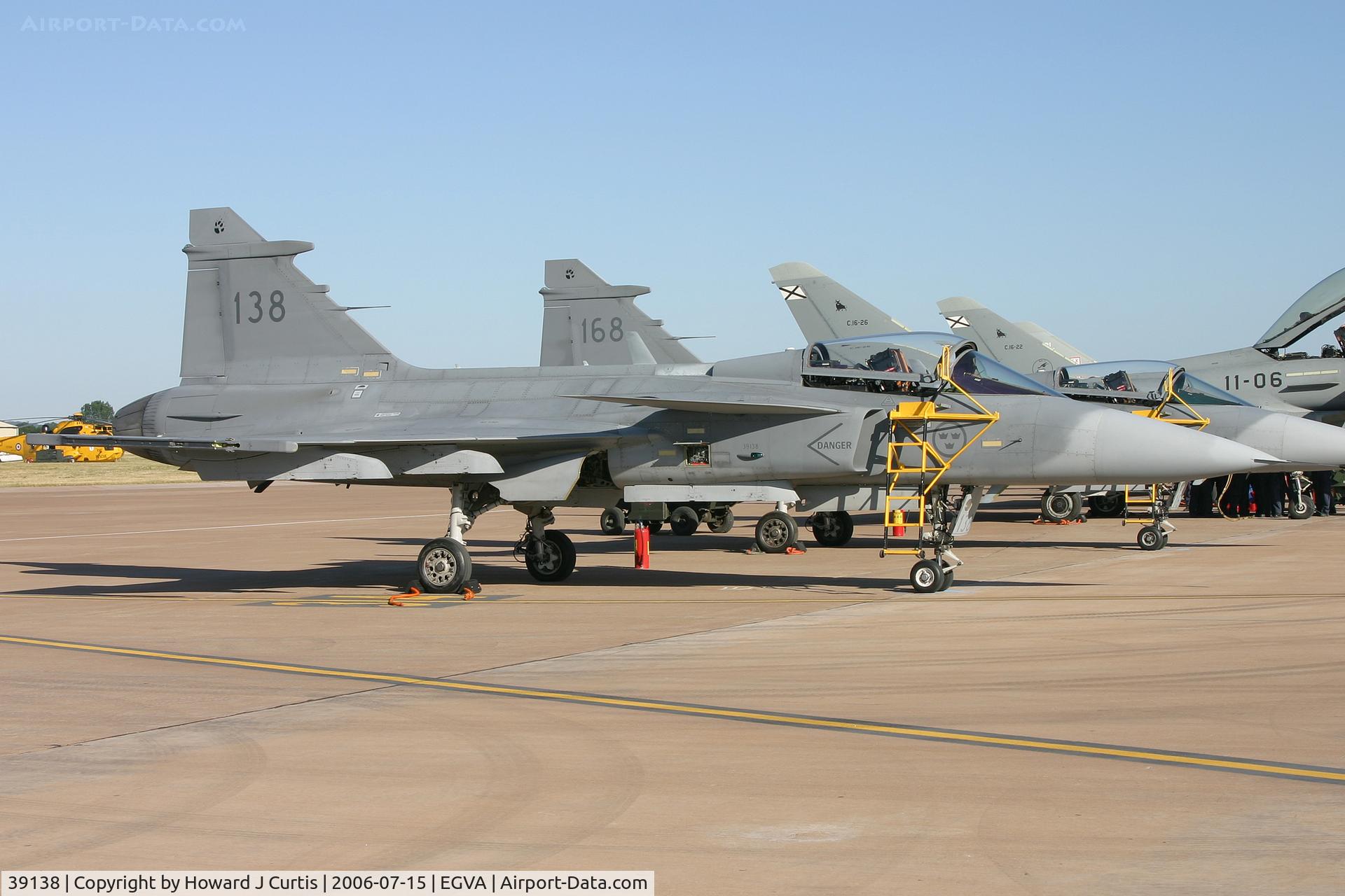 39138, Saab JAS-39A Gripen C/N 39138, RIAT 2006.