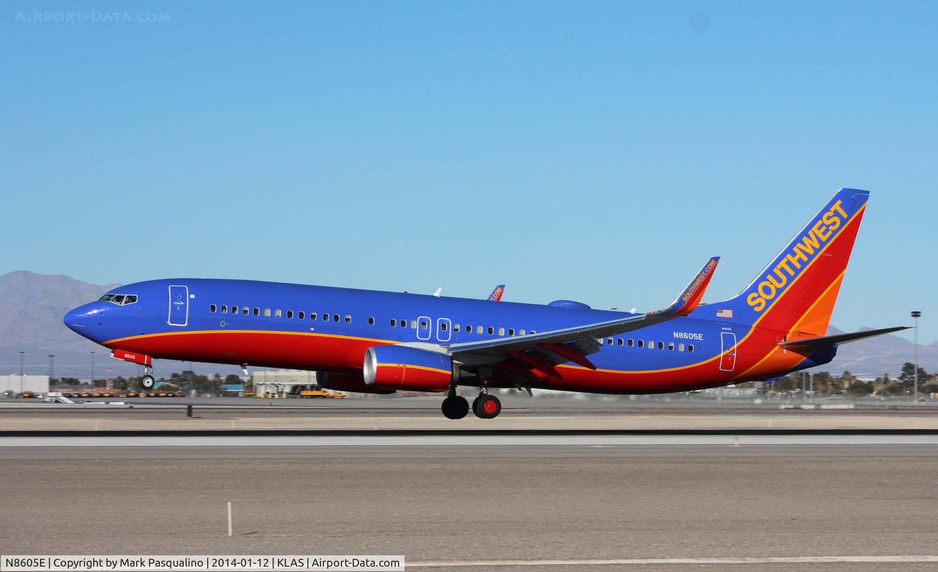 N8605E, 2012 Boeing 737-8H4 C/N 36891, Boeing 737-800