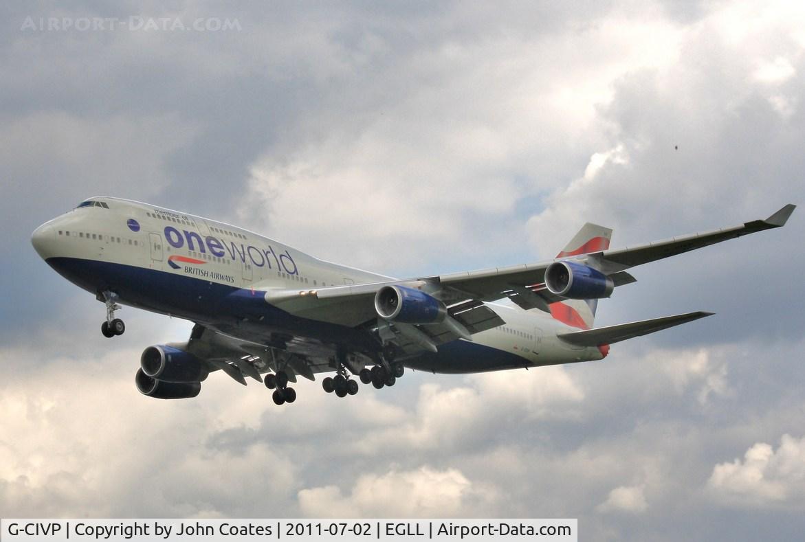 G-CIVP, 1998 Boeing 747-436 C/N 28850, Finals to 27L